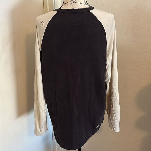 Lucky Brand AC/DC Distressed Ripped Blow Up Your Video Graphic Shirt Music Band - Picture 3 of 11